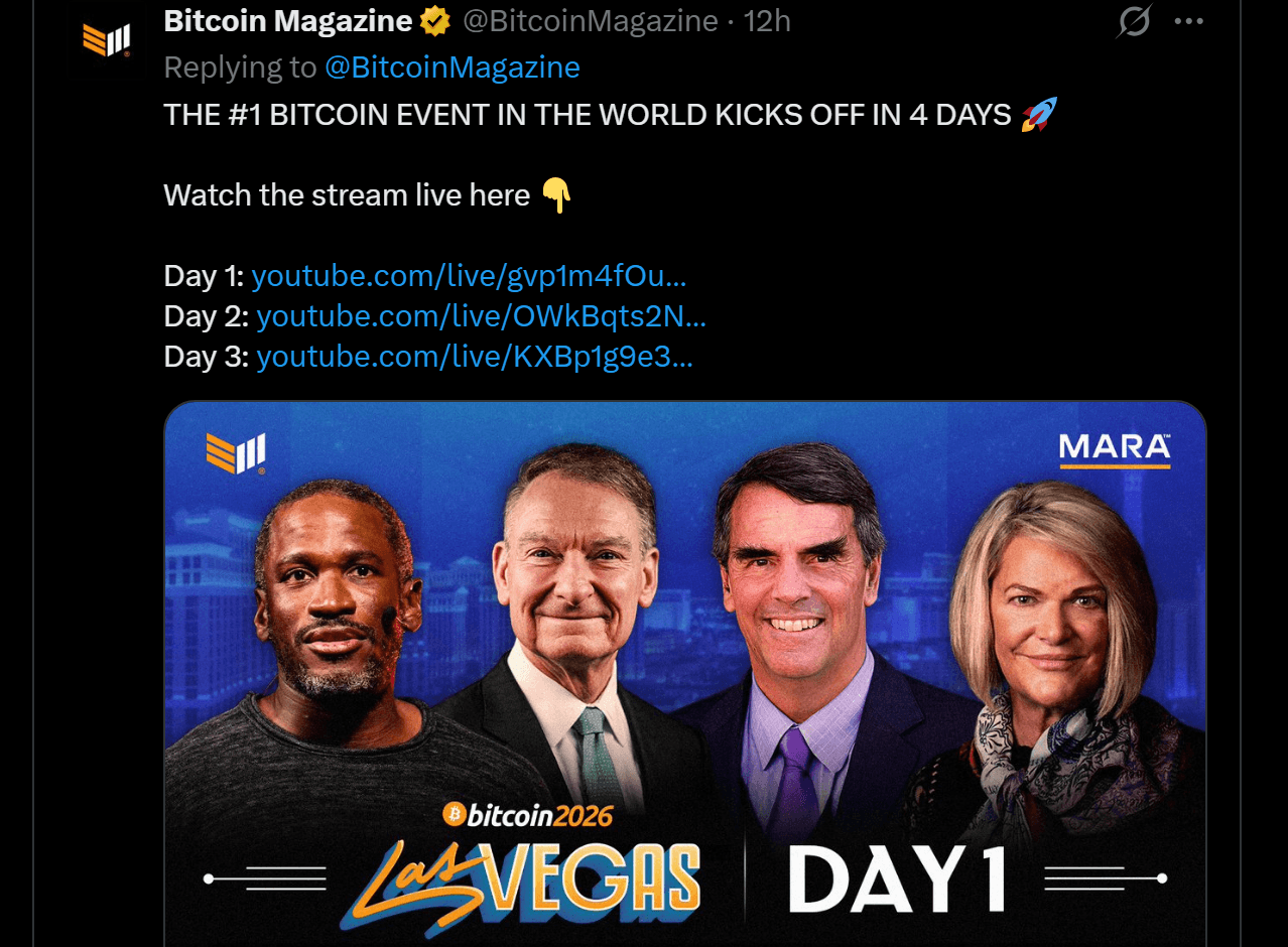 Bitcoin 2026: What Should You Expect from the World’s Largest Crypto Event?